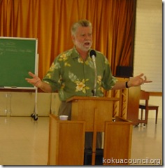 Doug Carlson at Kokua Council